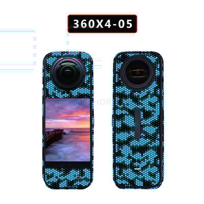 Autocolant PVC pentru Insta360 X4 Decalcomanii rezistente la zgârieturi Decorare Cadrul corpului Film de protecție pentru Accesorii pentru cameră Insta360 X4