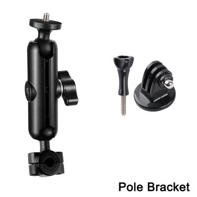 Метален мотоциклет Държач за камера за велосипед Кормило Огледало Монтиране на велосипед Скоба за GoPro Hero 9 8 10 Телефон Аксесоари за екшън камера