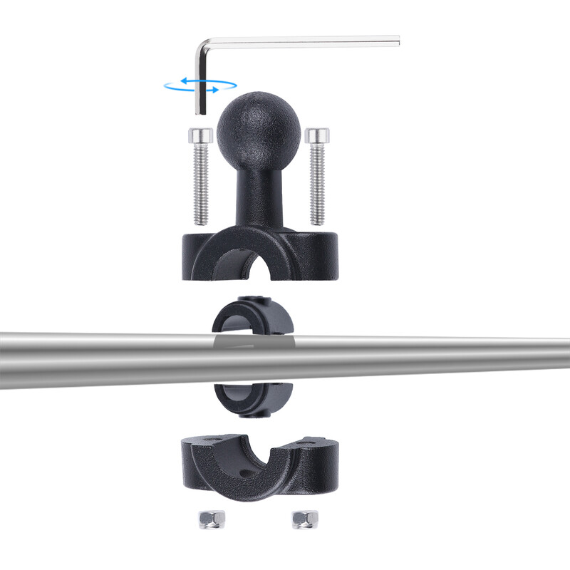 Метален мотоциклет Държач за камера за велосипед Кормило Огледало Монтиране на велосипед Скоба за GoPro Hero 9 8 10 Телефон Аксесоари за екшън камера