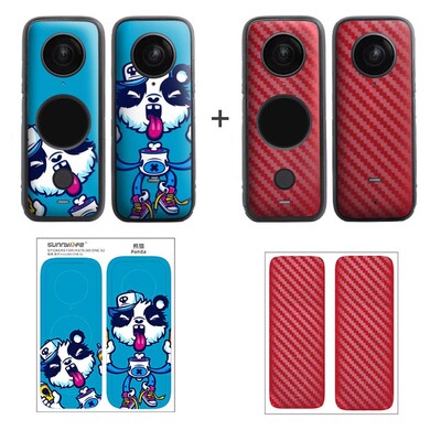 Crtana naljepnica za kameru otpornu na ogrebotine Insta360 ONE X2/X3, PVC vodootporna zaštitna folija za dodatnu opremu Insta 360 ONE X2