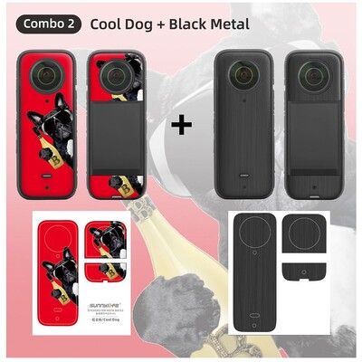 Crtana naljepnica za kameru otpornu na ogrebotine Insta360 ONE X2/X3, PVC vodootporna zaštitna folija za dodatnu opremu Insta 360 ONE X2