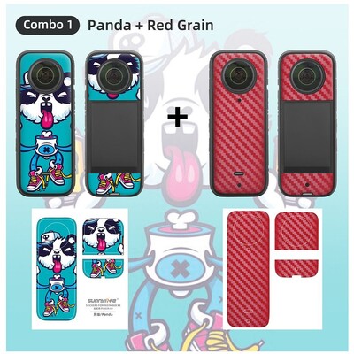 Crtana naljepnica za kameru otpornu na ogrebotine Insta360 ONE X2/X3, PVC vodootporna zaštitna folija za dodatnu opremu Insta 360 ONE X2