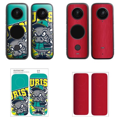 Crtana naljepnica za kameru otpornu na ogrebotine Insta360 ONE X2/X3, PVC vodootporna zaštitna folija za dodatnu opremu Insta 360 ONE X2