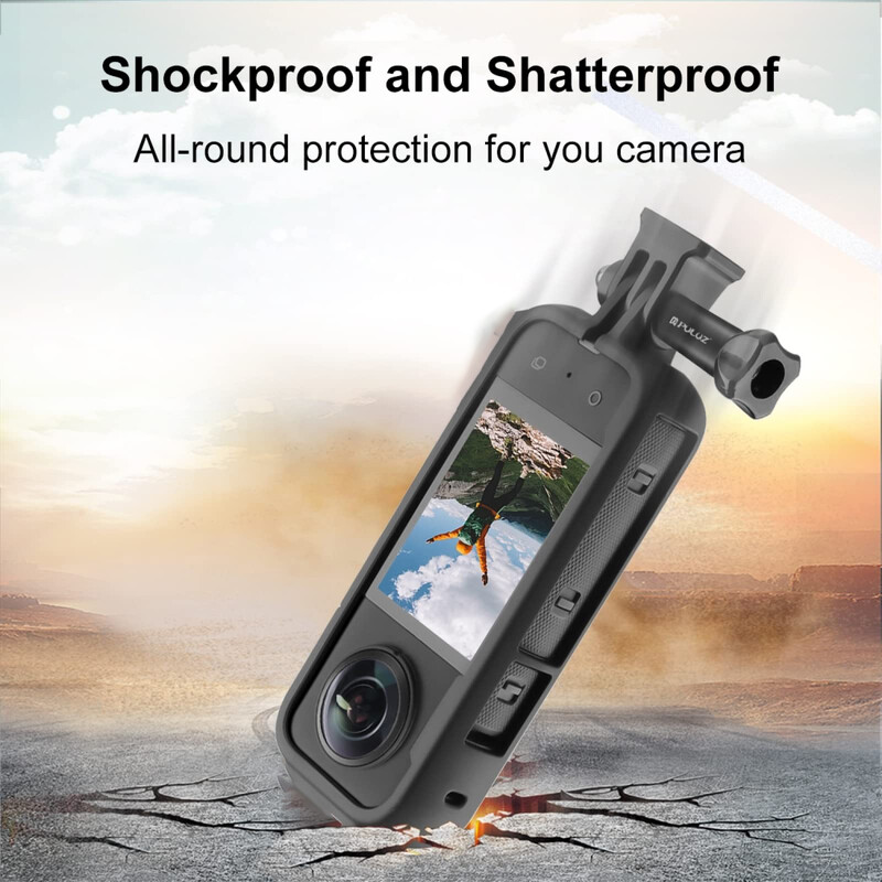 Carcasa de protectie pentru camera Insta360 X3 Carcasa pentru cadru Insta 360 X3 Accesorii pentru montaj pentru cadru de actiune anti-cadere