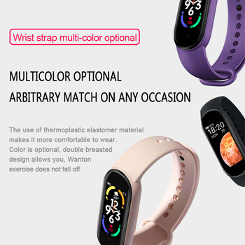 M7 Smart Watch Smartband Heart Rate Smartwatch Fitness Tracker Blood Pressure Sport βραχιόλι για mi band 7 Ανδρικά Γυναικεία