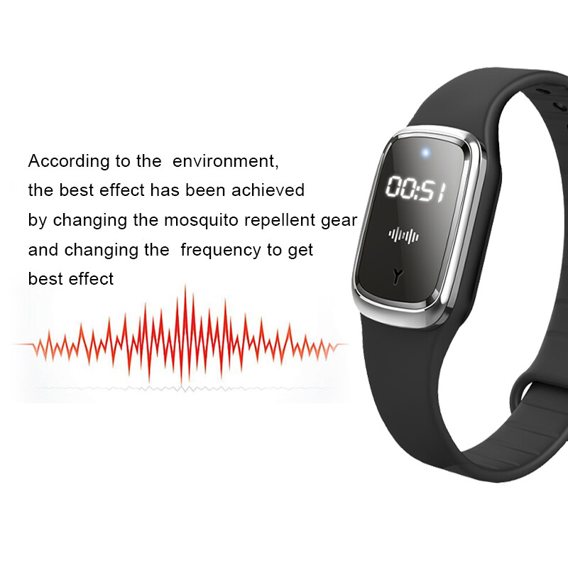 Ultrazvukové repelentné náramky M2 vhodné pre tehotné ženy, deti, módne inteligentné hodinky, horolezectvo, kempery