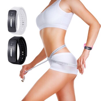 Βραχιόλι 1PC Practical Ultrasonic Body Shape Wristband Έξυπνο μαγνητικό λεμφικό βραχιόλι αποτοξίνωσης καρδιόμετρα γυμναστικής