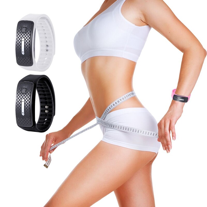 1PC praktična ultrazvučna narukvica za oblik tijela Pametna magnetska narukvica za detoksikaciju limfe Narukvice za mjerenje otkucaja srca Fitness Pedometar