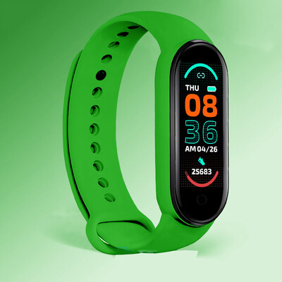 Smart Watch Band 6 Fitness karkötő M6 pulzusmérő vérnyomásmérő Okosóra Férfi Női Gyerek Smart Band Huawei Xiaomi