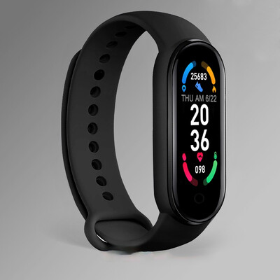 Pametni sat Band 6 Fitness narukvica M6 Mjerač otkucaja srca Krvni tlak Pametni sat za muškarce Žene Djeca Smart Band Huawei Xiaomi