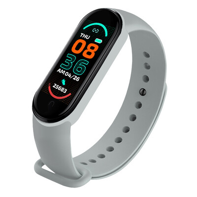 Smart Watch Band 6 Fitness karkötő M6 pulzusmérő vérnyomásmérő Okosóra Férfi Női Gyerek Smart Band Huawei Xiaomi