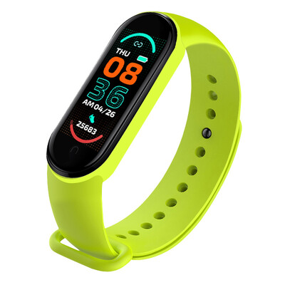 Smart Watch Band 6 Fitness karkötő M6 pulzusmérő vérnyomásmérő Okosóra Férfi Női Gyerek Smart Band Huawei Xiaomi