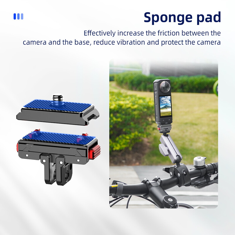 Adaptor magnetic pentru pentru Insta360 Ace/Ace Pro 2 Adaptor de bază magnetică cu eliberare rapidă pentru Insta360 X4 X3 X2 Accesorii pentru cameră