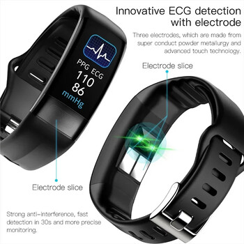 P11 Plus Smart Bracelet Smartwatch Ekg Smart Wristband Αδιάβροχο Δραστηριότητες Ιατρικό Smartband Βραχιόλι γυμναστικής για άνδρες