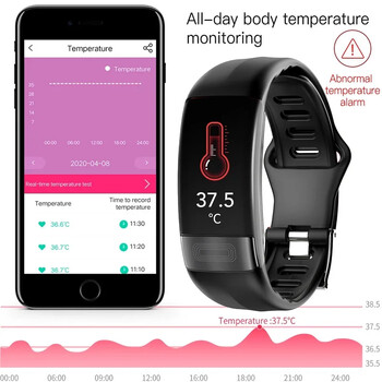 P11 Plus Smart Bracelet Smartwatch Ekg Smart Wristband Αδιάβροχο Δραστηριότητες Ιατρικό Smartband Βραχιόλι γυμναστικής για άνδρες