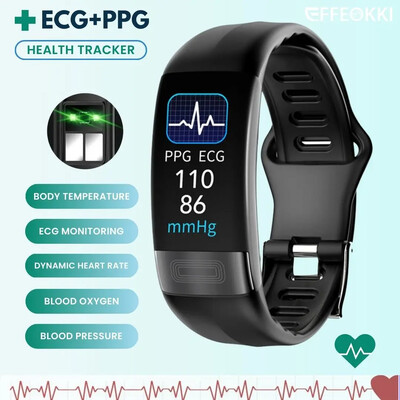 P11 Plus intelligens karkötő okosóra Ekg Smart csuklópánt vízálló tevékenységkövető orvosi okospántos fitnesz karkötő férfiaknak