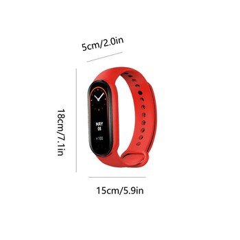 Smart Band Αδιάβροχο Fitness Tracker Έξυπνο βραχιόλι Monitor καρδιακού παλμού 0,96 ιντσών έγχρωμη οθόνη TFT HD Activity Fitness Trackers