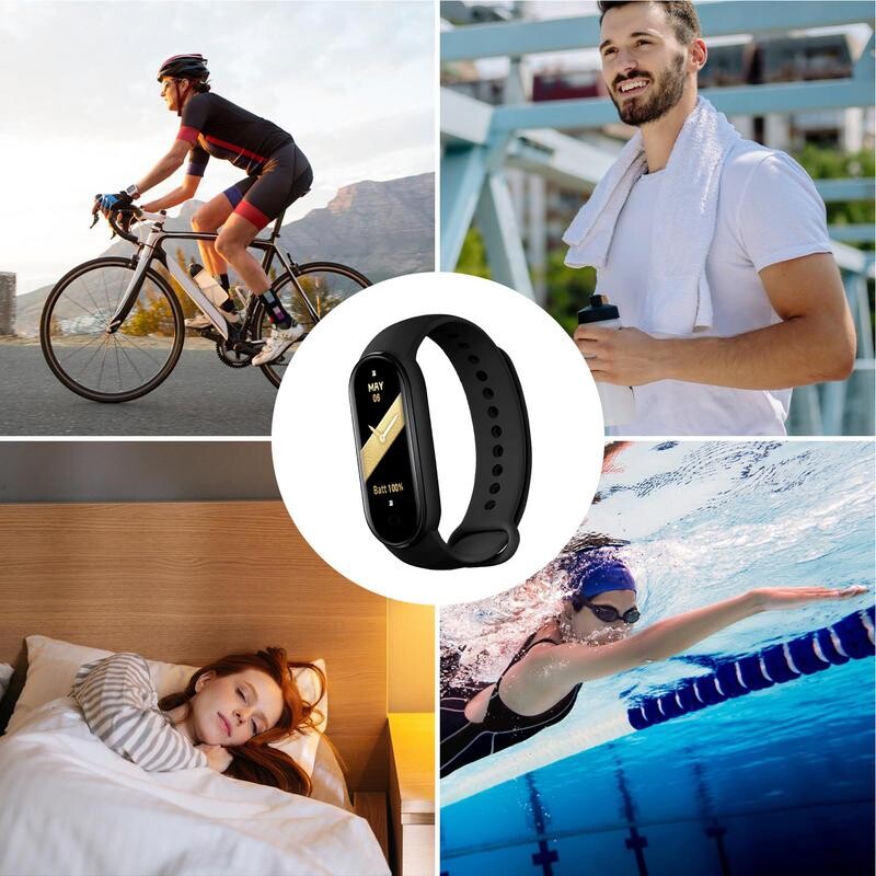 „Smart Band“ vandeniui atsparus kūno rengybos stebėjimas Išmanusis apyrankės širdies ritmo monitorius 0,96 colio TFT HD spalvotas ekranas