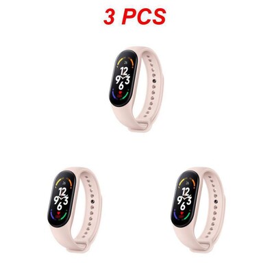 1–5 vnt. išmanioji apyrankė „Mi Band 7“ didelis ekranas, širdies ritmas, kraujospūdis, kraujo deguonis, IP67, vandeniui atsparus dinaminis ciferblatas