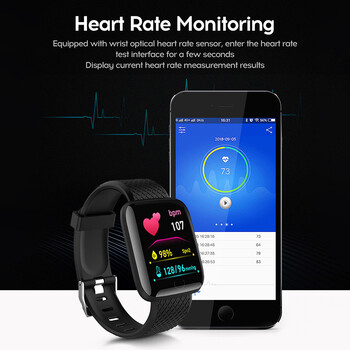 D13 Plus Smart Bracelet Sports Bracelet 116 PLUS Screen Bracelet Sports Pedometer Bluetooth Υπενθύμιση καρδιακών παλμών Πίεση αίματος