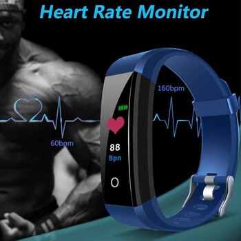 Ψηφιακό Smart Band Sport Έξυπνο Ρολόι Ανδρικό Γυναικείο Αδιάβροχο μόνιτορ καρδιακού παλμού Αδιάβροχο μόνιτορ Fitness βραχιόλι για Android IOS