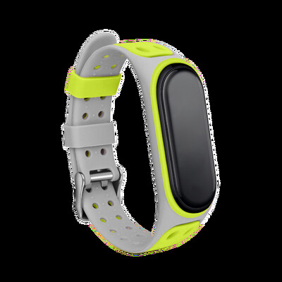 Za Mi Band 3/4/5/6/7 Dvobojni silikonski remen za zamjenu pametne narukvice Xiaomi Mi Band 4 5 6 7 narukvica