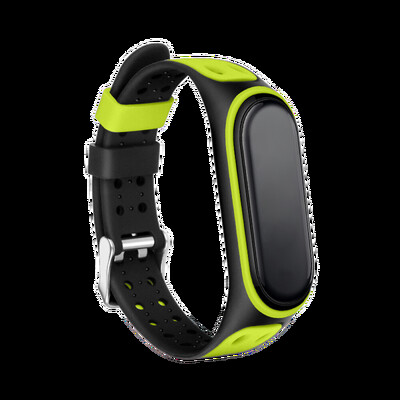 Za Mi Band 3/4/5/6/7 Dvobojni silikonski remen za zamjenu pametne narukvice Xiaomi Mi Band 4 5 6 7 narukvica