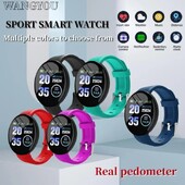 Έξυπνο ρολόι Real Stepcount Smartwatch Βραχιόλι καρδιακών παλμών Πιεσόμετρο Fitness Sport Smartband για IOS Android