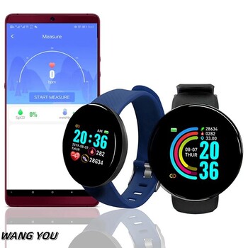 Έξυπνο ρολόι Real Stepcount Smartwatch Βραχιόλι καρδιακών παλμών Πιεσόμετρο Fitness Sport Smartband για IOS Android