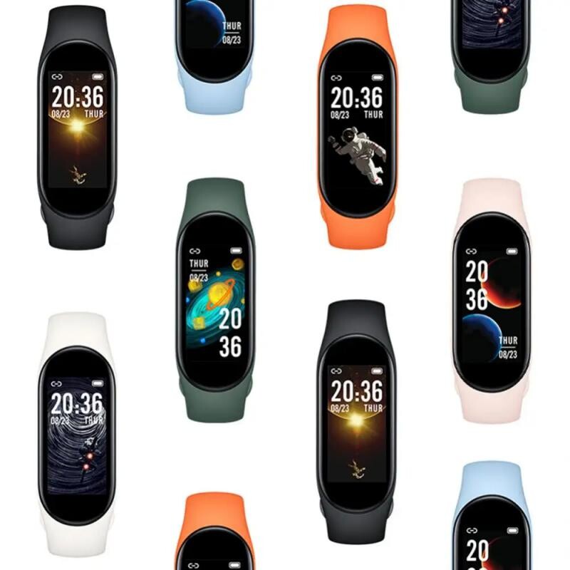 Mi Band 8 Brățară inteligentă Frecvența cardiacă Oxigen din sânge Ceas sport Brățară electronică rezistentă la apă Fitness
