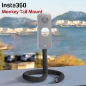 Insta360 Monkey Tail Mount Гъвкав статив Селфи стик за ЕДИН RS/X2/R/GO2 аксесоари