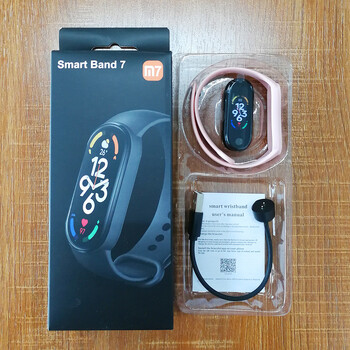 Band 7 Smart Watch Ανδρικά Γυναικεία Fitness Heart Rate Sports Smart Bracelet Bluetooth Music Αδιάβροχο Smartwatch Band για Xiao iPhone