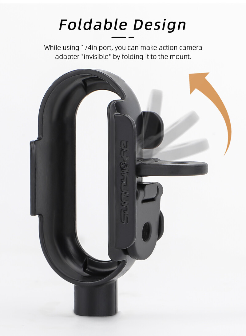 Мултифункционален адаптер, защитна рамка за Insta360 GO 3S, монтажен адаптер, разширение на скобата за Insta360 GO3, аксесоар