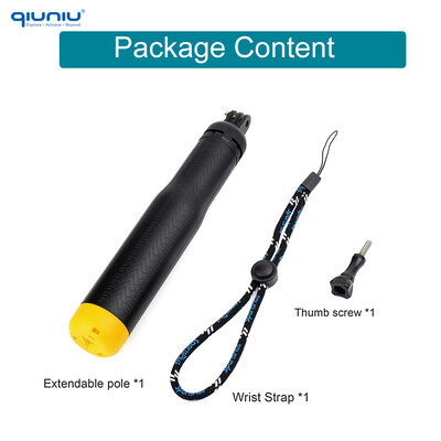 Plūduriuojančios rankenos rankenos vienakojis asmenukių lazdelė, skirta GoPro Išplečiamas stulpas, skirtas Go Pro 13 11 Sjcam Eken AKASO DJI Action plūduriuojantis trikojis