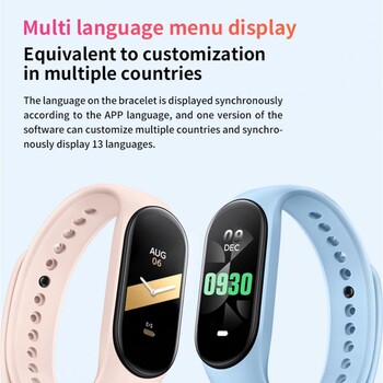 Mi Band 8 Smart Bracelet Heart Rate Blood Oxygen Sport Watch αδιάβροχο ηλεκτρονικό βραχιόλι Fitness