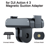 Adaptor magnetic cu două gheare Accesorii pentru camera de acțiune din aliaj de aluminiu pentru Adaptor DJI OSMO Action 5 Pro Action 3 Action 4
