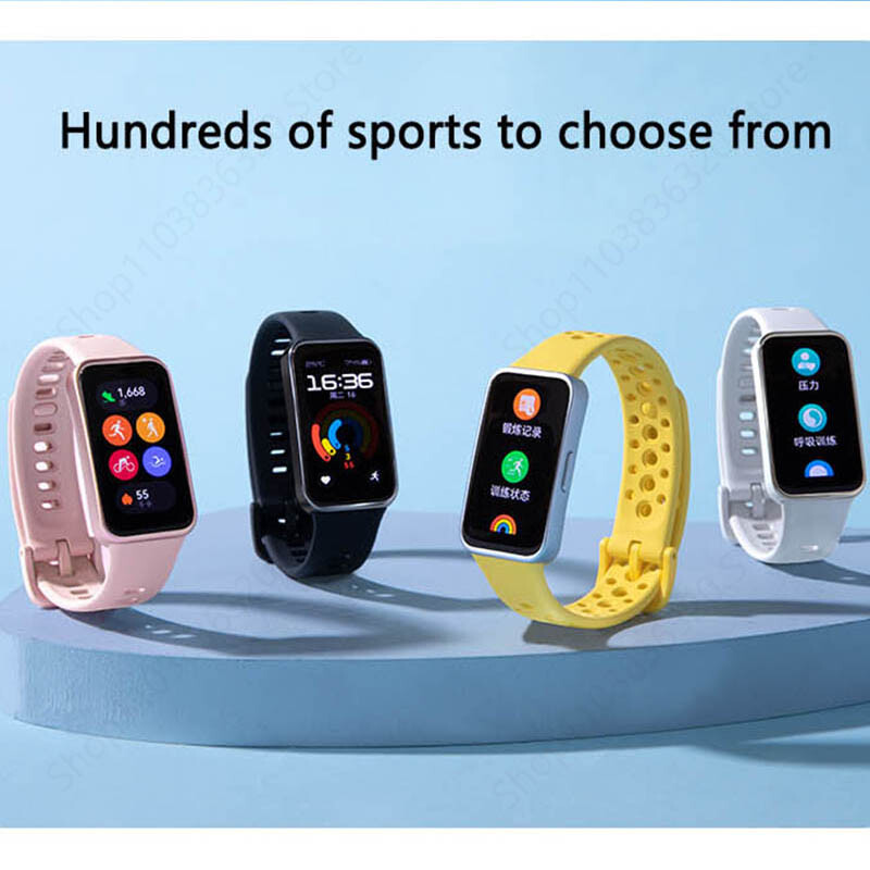 2024 Нова оригинална смарт гривна HUAWEI Band 9 1.47'' AMOLED екран Сърдечен ритъм 2 седмици живот на батерията Smartband