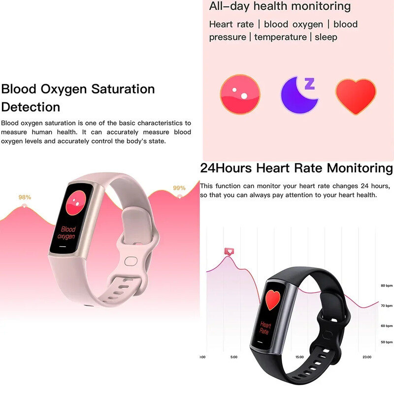 Smart Band Pro 8 Hombre Fitness narukvica Ženski sat s pedometrom Pametni sat Woman 2024 Za Huawei Xiaomi Iphone Smartphone