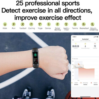 Έξυπνο ρολόι Γυναικείο Smartwatch Watch Band 8 Pro 2024 Fit Blood Pressure Activity Έξυπνο βραχιόλι για τηλέφωνο Oppo Vivo