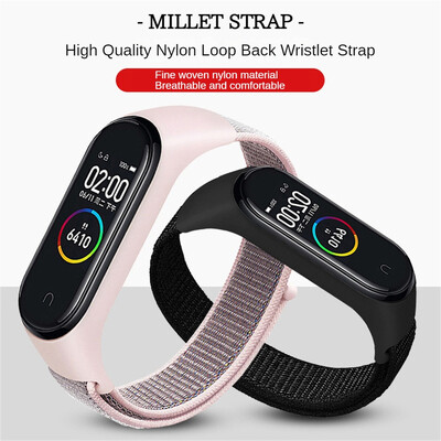 Najlonski remen za Xiaomi Mi Band 4/5/6/7 Narukvica Narukvica Sportska prozračna narukvica za Miband 4/5/6/7 Zamjenski Correa remen