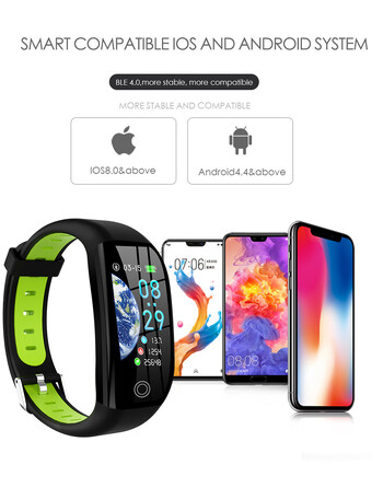 για το Realme 11 Pro Realme 12 Pro Narzo 70 Smart Bracelet GPS Tracker IP68 Καρδιακό Ρολόι Πίεσης Ρολόι Smart Band Wristband