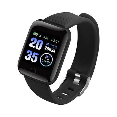 116plus pametna narukvica 1.44 zaslon za praćenje otkucaja srca i krvnog tlaka D13 mjerač tjelovježbe Step Health 116S pametna narukvica