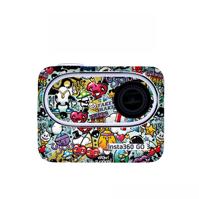 Za Insta360 GO 3 šarene naljepnice naljepnice za kožu akcijske kamere Zaštitna folija protiv ogrebotina Insta360 Go3 Dodaci otporni na prašinu