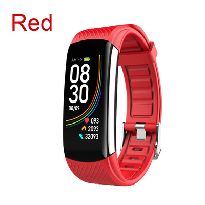 C6S nutikad käevõrud Vererõhu tervise jälgimine Mehed Naised Spordi Sammude Loendus Une Südame löögisagedus Fitnessi jälgija Nutikell