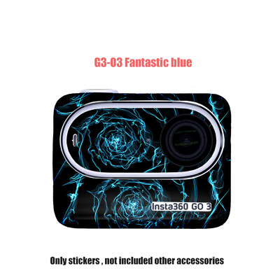 Naljepnice Zaštitna folija za Insta360 GO 3 Naljepnice otporne na ogrebotine Uklonjiva maska za akcijsku kameru Insta360 GO 3