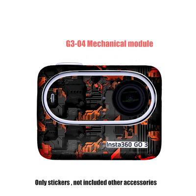 Naljepnice Zaštitna folija za Insta360 GO 3 Naljepnice otporne na ogrebotine Uklonjiva maska za akcijsku kameru Insta360 GO 3