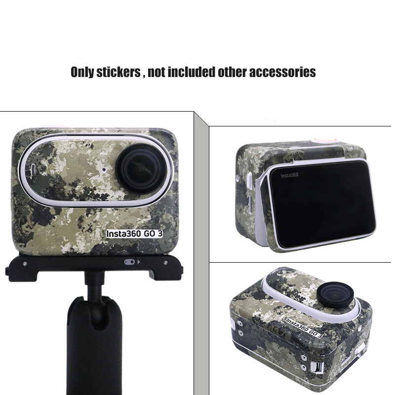 Naljepnice Zaštitna folija za Insta360 GO 3 Naljepnice otporne na ogrebotine Uklonjiva maska za akcijsku kameru Insta360 GO 3