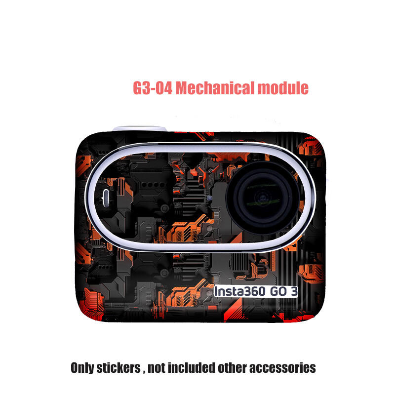 Naljepnice Zaštitna folija za Insta360 GO 3 Naljepnice otporne na ogrebotine Uklonjiva maska za akcijsku kameru Insta360 GO 3