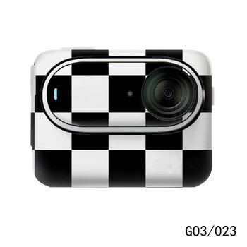 Για Insta360 Go3 PVC αυτοκόλλητα Προστατευτικό κάλυμμα γεμίσματος μεμβράνης Αντιχαραγμένο με αυτοκόλλητα αφαιρούμενο δέρμα για Insta360 Go 3 Περιτύλιγμα κάμερας δράσης