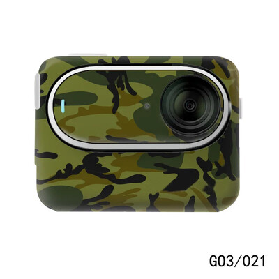 Insta360 Go3 PVC kleebiste jaoks kaitsekile täitekate Kriimustuskindel kleebis eemaldatav nahk Insta360 Go 3 tegevuskaamera ümbrisele